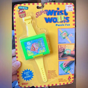 Vintage Super‎ Wrist Works Puzzle Fun Kids Watch By Galoob New In Package 1992